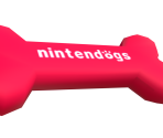 Red Rubber Bone - Nintendogs