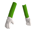 Luigi's Arms (Door Cutscene) - Luigi's Mansion