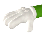 Luigi's Arm (Door Cutscene) - Luigi's Mansion