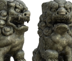Big Lion Statue - Devolverland Expo