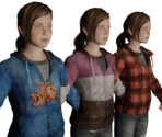 Ellie (Raincoat, Red Flannel, Jak Hoodie) - The Last of Us: Remastered