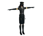 Leather-Clad Cop Outfit - Persona 5: Dancing in Starlight