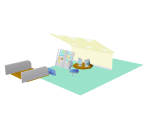 Town Hall Interior - Tomodachi Collection (JPN)