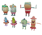 Fish (Goo Lagoon) - SpongeBob SquarePants: Battle for Bikini Bottom - Rehydrated
