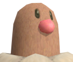 Diglett Doll - Pokémon Channel