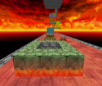 Bowser in the Fire Sea - Super Mario 64 DS