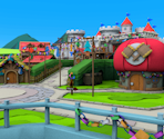 Toad Town - Paper Mario: The Origami King
