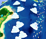 Sky Island Background - Kirby's Return to Dreamland / Kirby's Adventure Wii