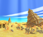 Desert Background - Kirby's Return to Dreamland / Kirby's Adventure Wii