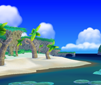 Beach Background - Kirby's Return to Dreamland / Kirby's Adventure Wii