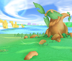 Grassy Plains Background - Kirby's Return to Dreamland / Kirby's Adventure Wii