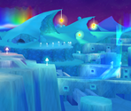 Ice Town Background - Kirby's Return to Dreamland / Kirby's Adventure Wii