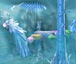 Ice Cave Background - Kirby's Return to Dreamland / Kirby's Adventure Wii