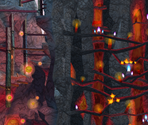 Lava Cave Background - Kirby's Return to Dreamland / Kirby's Adventure Wii