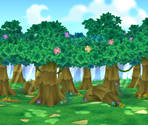 Forest Background - Kirby's Return to Dreamland / Kirby's Adventure Wii
