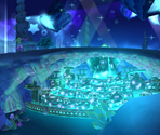 Sea Temple Background - Kirby's Return to Dreamland / Kirby's Adventure Wii