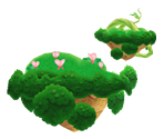 Sky Island Tileset - Kirby's Return to Dreamland / Kirby's Adventure Wii