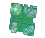 Sea Temple Tileset - Kirby's Return to Dreamland / Kirby's Adventure Wii