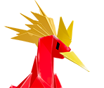 Fire Vellumental - Paper Mario: The Origami King