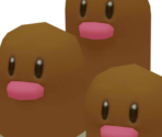 #0051 Dugtrio - Pokémon Super Mystery Dungeon