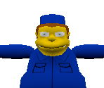 Barney (Uniform) - The Simpsons: Hit & Run