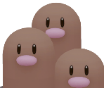 #051 Dugtrio - Pokémon Mystery Dungeon: Rescue Team DX
