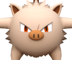#056 Mankey - Pokémon Mystery Dungeon: Rescue Team DX