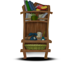 Tall Bookcase - Toontown Online