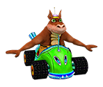 Dingodile - Crash Nitro Kart