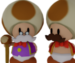 Toadsworth (Paper Mario-Style) - Mario Customs
