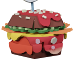Magma Burger - Paper Mario: Color Splash