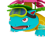 #0003 Venusaur (Beach Style) - Pokémon Unite