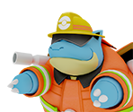 #0009 Blastoise (Firefighter Style) - Pokémon Unite