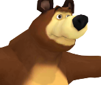 Bear - Masha and the Bear: Playing with the Ball