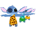Stitch (Caveman) - Motto! Stitch! DS: Rhythm de Rakugaki Daisakusen (JPN)