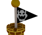 Goal Pole (Wooden Toy) - Mario Customs