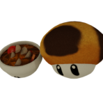 Super Mushroom Pizza Bowl - Mario Customs