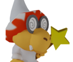 Psycho Kamek (Paper Mario-Style) - Mario & Luigi Customs