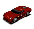RT Xevious Red - Ridge Racer 64
