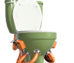 Toilet with Deluxe Bidet - Aperture Desk Job