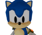 Sonic (Adventure 2, Paper Mario-Style) - Sonic the Hedgehog Customs