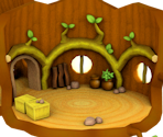 Nuzleaf's House Interior - Pokémon Super Mystery Dungeon
