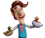 Hugh Neutron - Nickelodeon All-Star Brawl