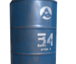 Blue Metal Barrel - Splatoon 3