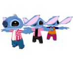 Stitch (Shirt & Jeans) - Motto! Stitch! DS: Rhythm de Rakugaki Daisakusen (JPN)