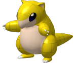 #027 Sandshrew - Pokédex 3D Pro