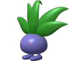 #043 Oddish - Pokédex 3D Pro