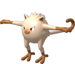 #056 Mankey - Pokédex 3D Pro