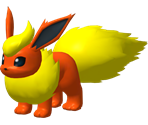 #136 Flareon - Pokédex 3D Pro
