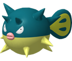 #211 Qwilfish - Pokédex 3D Pro